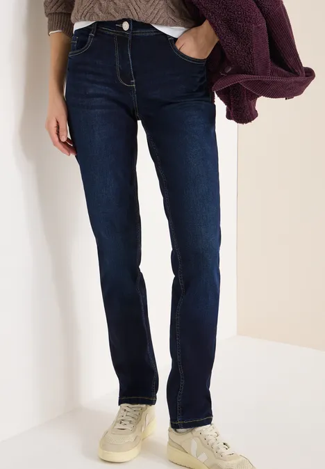Slim Leg Jeans Dark blue wash