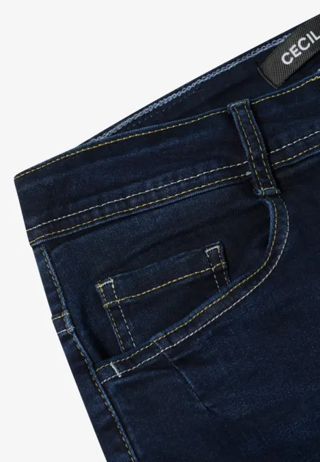 Slim Leg Jeans Dark blue wash