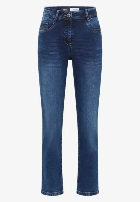 Wide Leg Jeans mid blue wash Wide Leg Jeans mid blue wash