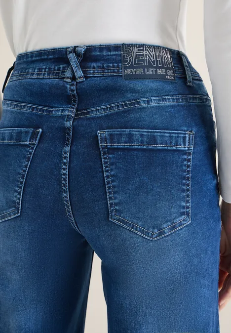 Wide Leg Jeans mid blue wash Wide Leg Jeans mid blue wash