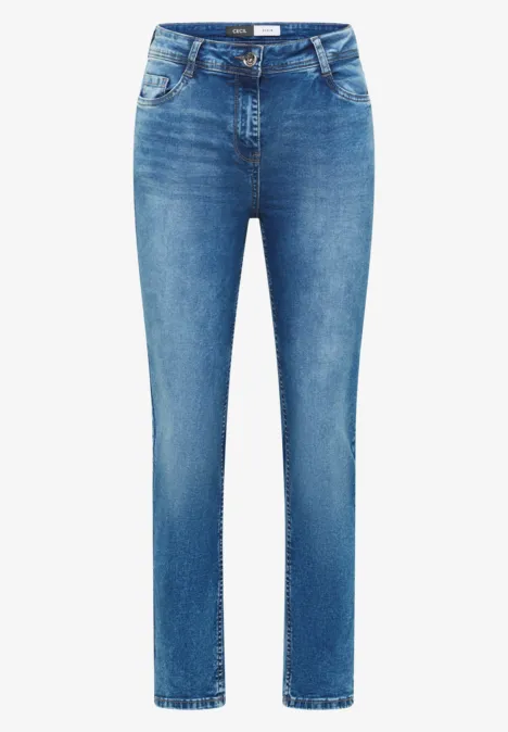 Slim Leg Jeans mid blue wash