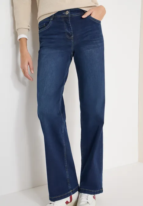Wide Leg Jeans Dark blue wash Wide Leg Jeans Dark blue wash