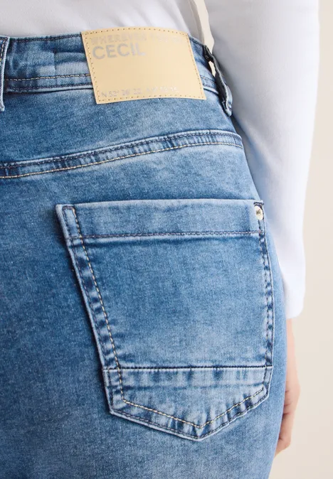 Wide Leg Jeans fresh blue random wash