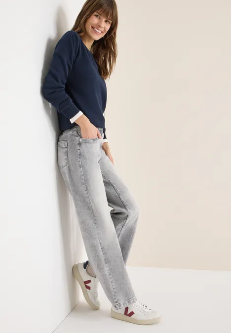 Wide Leg Jeans light grey wash Wide Leg Jeans light grey wash