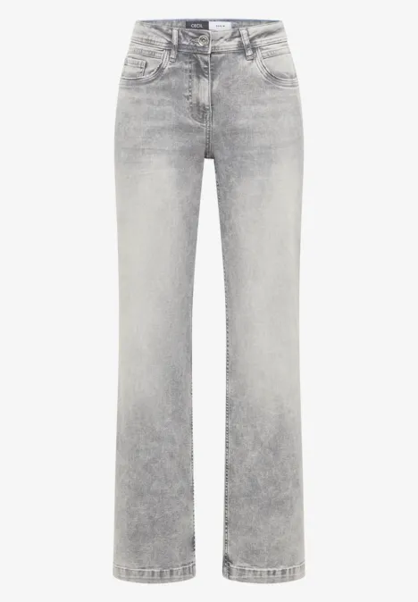 Wide Leg Jeans light grey wash Wide Leg Jeans light grey wash