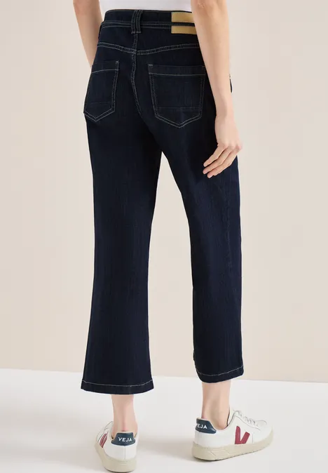Wide Legs Jeans rinsed wash
