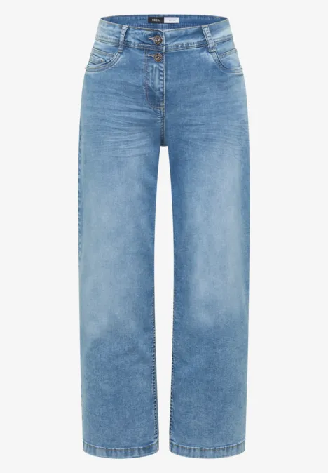 Wide Leg Jeans light blue washed