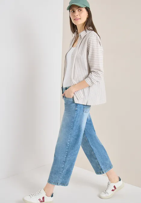 Wide Legs Jeans light blue washed
