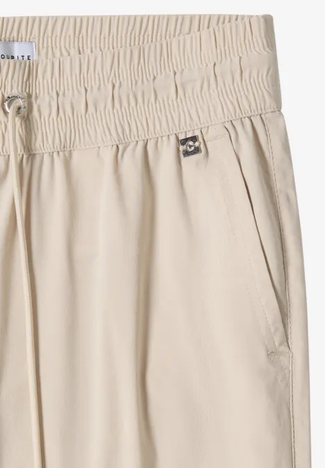 Pantalon Mid Waist Slim Leg en Casual Fit grain beige Pantalon Mid Waist Slim Leg en Casual Fit grain beige