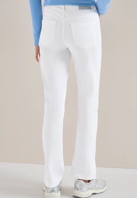 Straight Leg Jeans White Straight Leg Jeans White