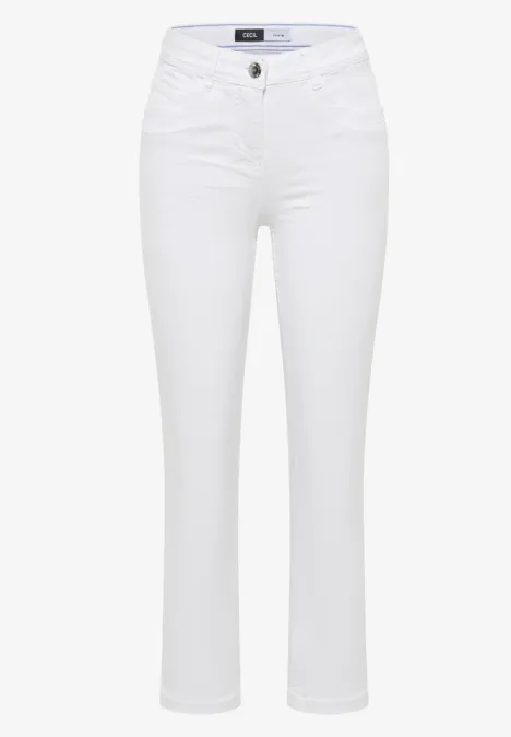 Straight Leg Jeans White Straight Leg Jeans White