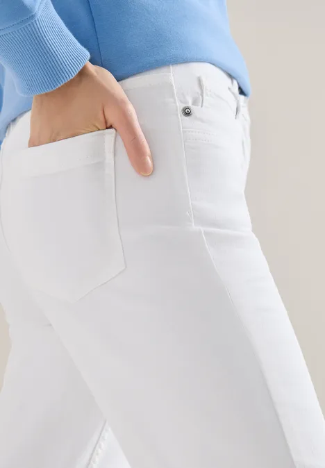 Straight Leg Jeans White Straight Leg Jeans White