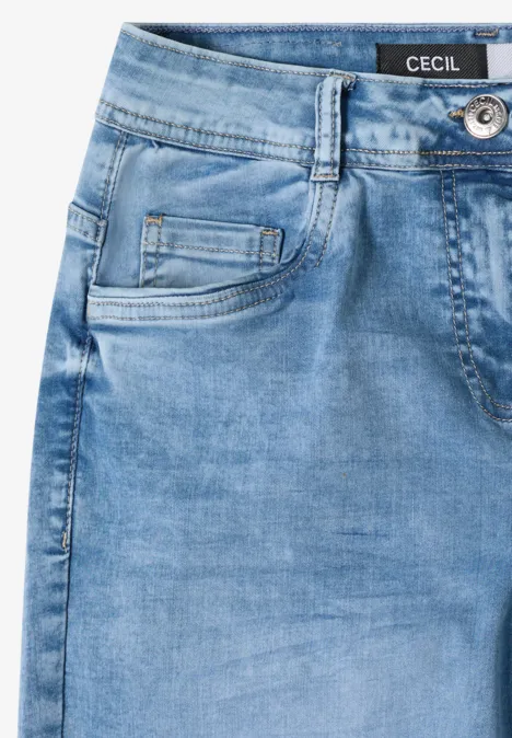 Jeans Straight Legs light blue washed