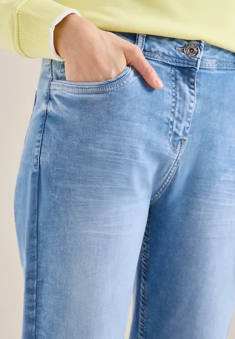 Jeans Straight Legs light blue washed