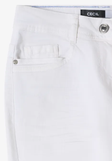 Slim Legs Jeans White