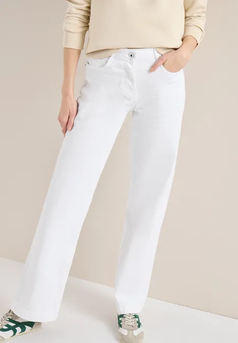 Wide Leg Jeans White Wide Leg Jeans White
