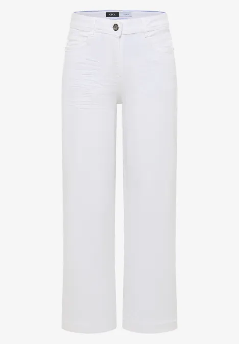 Wide Leg Jeans White Wide Leg Jeans White