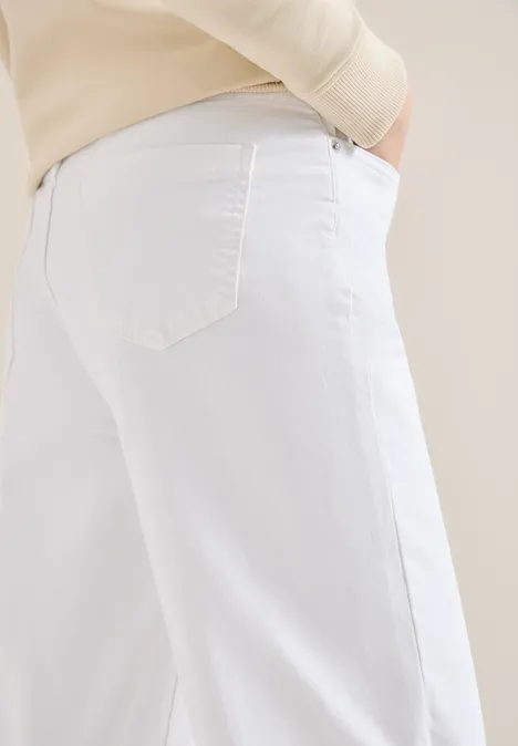 Wide Leg Jeans White Wide Leg Jeans White