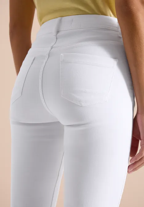 3/4 Slim Leg jeans in Slim Fit White 3/4 Slim Leg jeans in Slim Fit White