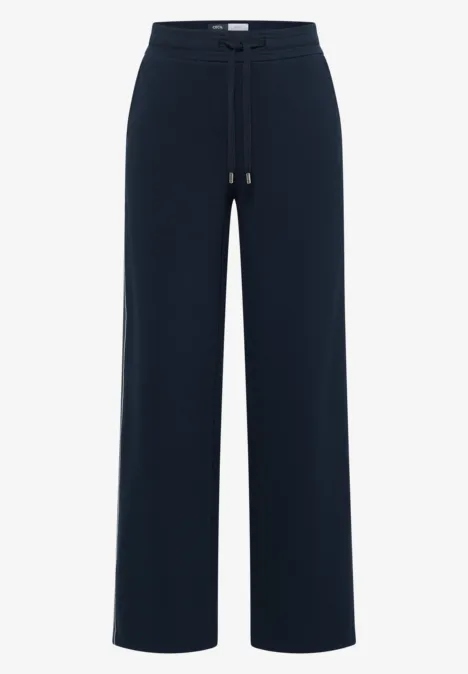 Piqué Hose mit Tape universal blue