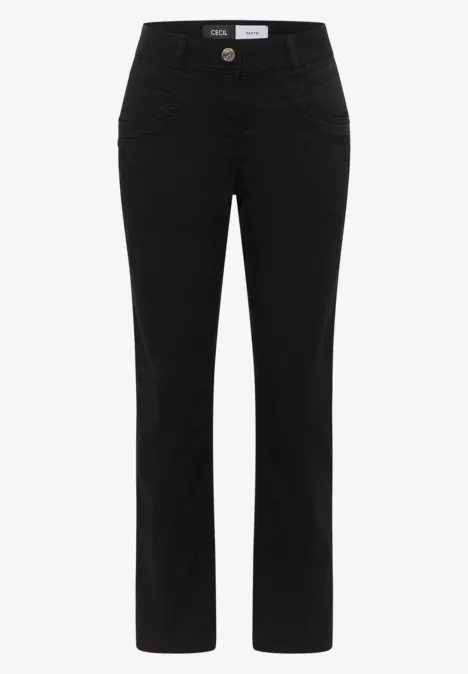 Washed-Look Hose Black