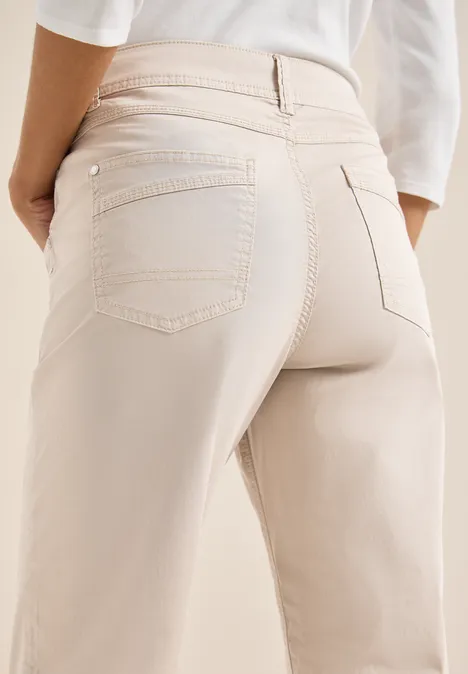 Washed-Look Hose grain beige