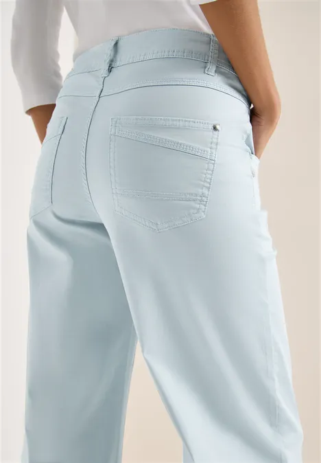 Broeken met wijde pijpen diamond blue