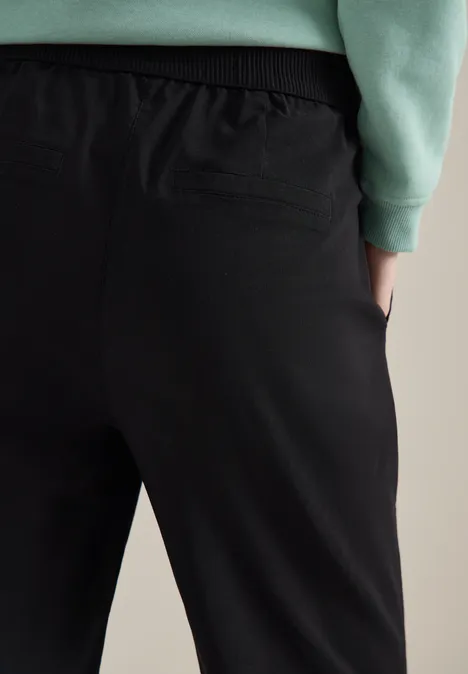 High Waist Wide Leg Pantalon Loose Fit Black High Waist Wide Leg Pantalon Loose Fit Black