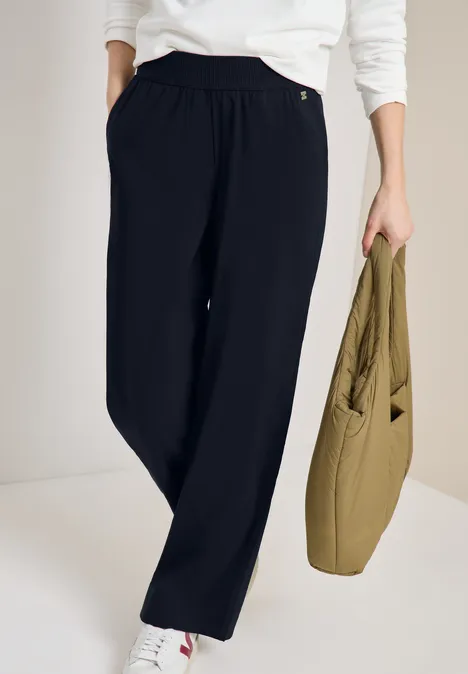 High Waist Wide Leg Pantalon Loose Fit universal blue High Waist Wide Leg Pantalon Loose Fit universal blue