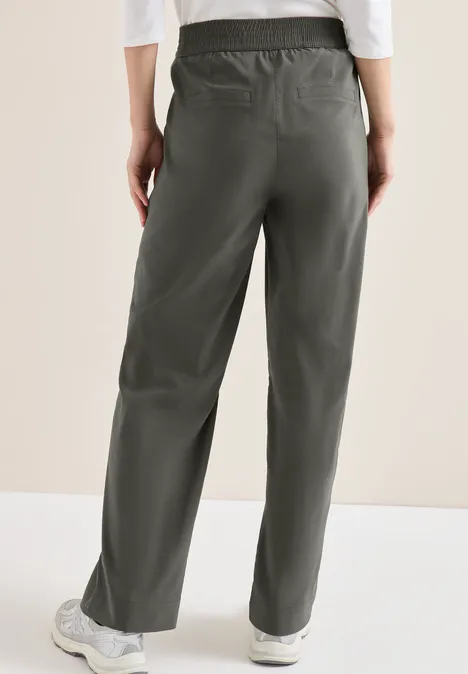 High Waist Wide Leg Pantalon Loose Fit clear khaki High Waist Wide Leg Pantalon Loose Fit clear khaki