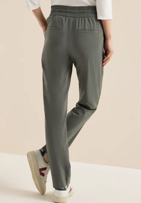 Leichte Hose im Casual Fit mit Stretch clear khaki Leichte Hose im Casual Fit mit Stretch clear khaki