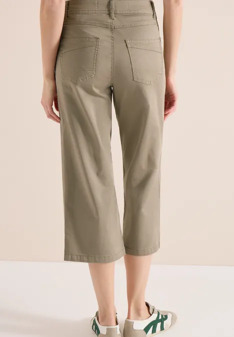 High Waist Flared Leg Pantalon Loose Fit smoky taupe High Waist Flared Leg Pantalon Loose Fit smoky taupe