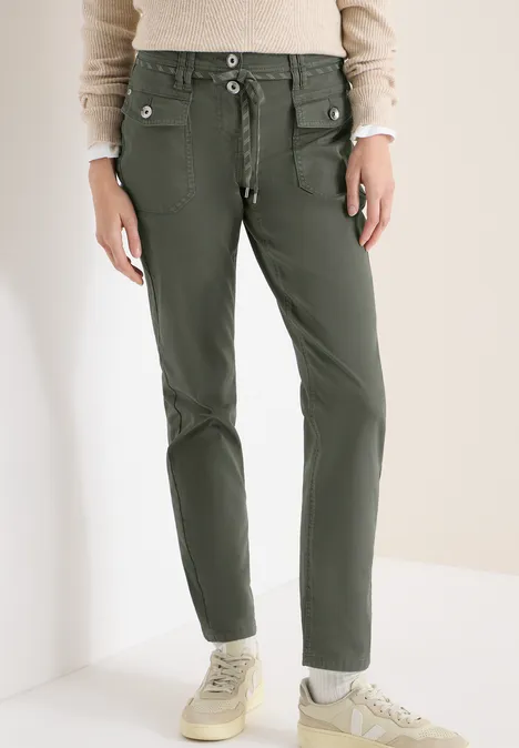 Slim Leg Hose sea weed khaki
