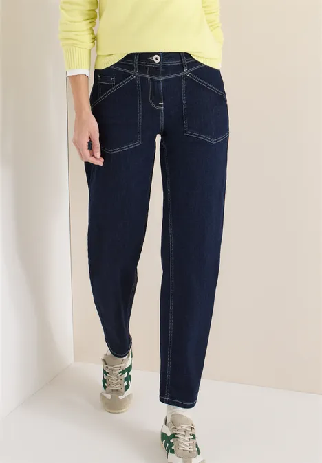 Tapered Leg Jeans rinsed wash Tapered Leg Jeans rinsed wash