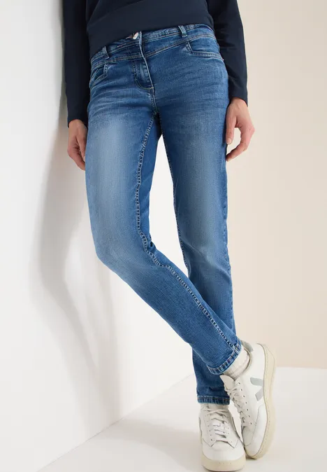 Straight Legs jeans mid blue wash Straight Legs jeans mid blue wash