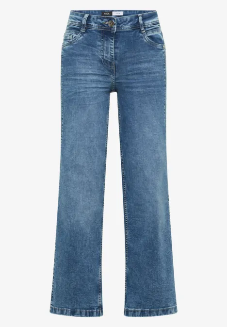 Wide Legs Jeans light blue washed