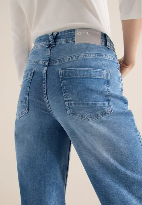 Wide Legs Jeans light blue washed