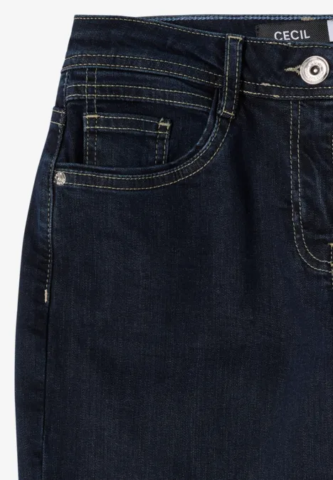 Wide Leg Jeans rinsed wash