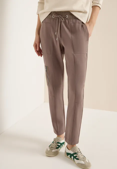 Slim Legs pantalon coffee taupe Slim Legs pantalon coffee taupe