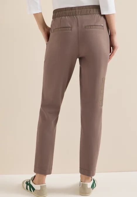 Slim Legs pantalon coffee taupe Slim Legs pantalon coffee taupe
