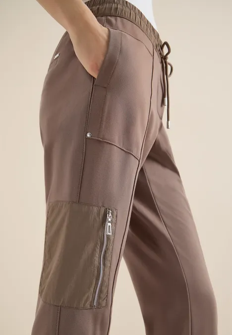 Slim Legs pantalon coffee taupe Slim Legs pantalon coffee taupe