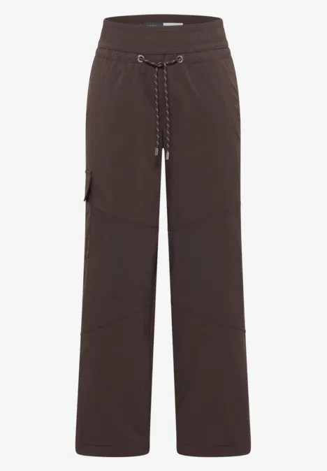 High Waist Straight Leg Pantalon Loose Fit macchiato brown