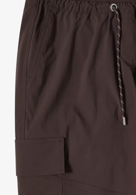 High Waist Straight Leg Pantalon Loose Fit macchiato brown