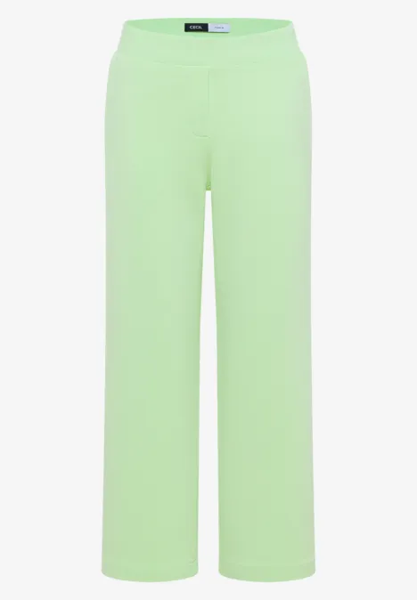 High Waist Wide Leg Pantalon Loose Fit juicy lime