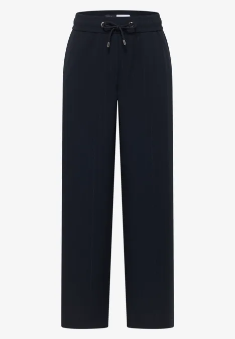 High Waist Straight Leg Pantalon Loose Fit universal blue