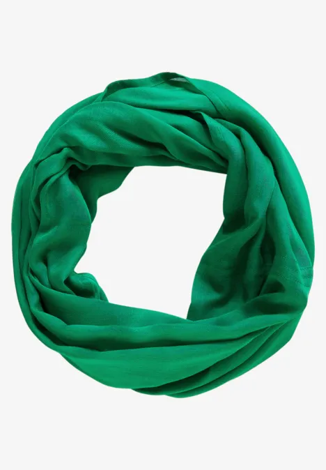 Loopschal in Unifarbe easy green