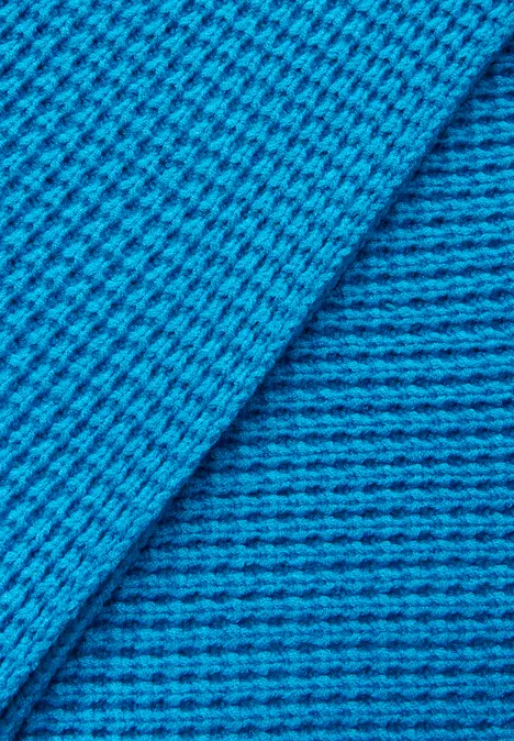 Loop-Schal mit Struktur fjord aqua blue