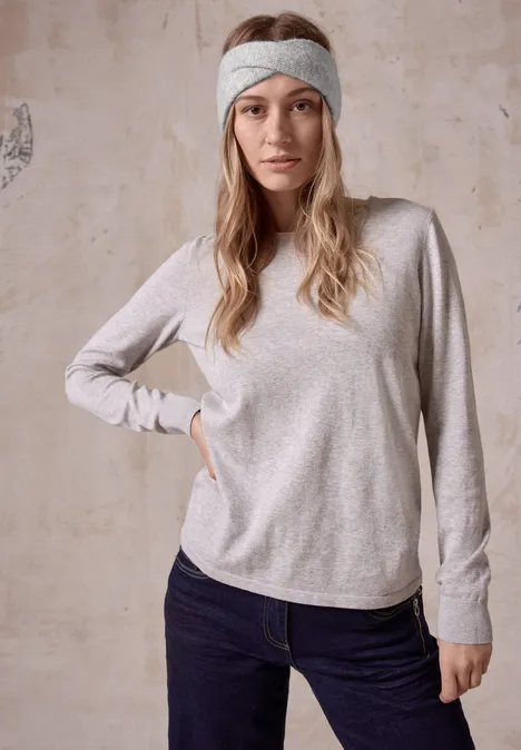 Stirnband im Melange-Look smooth silver melange