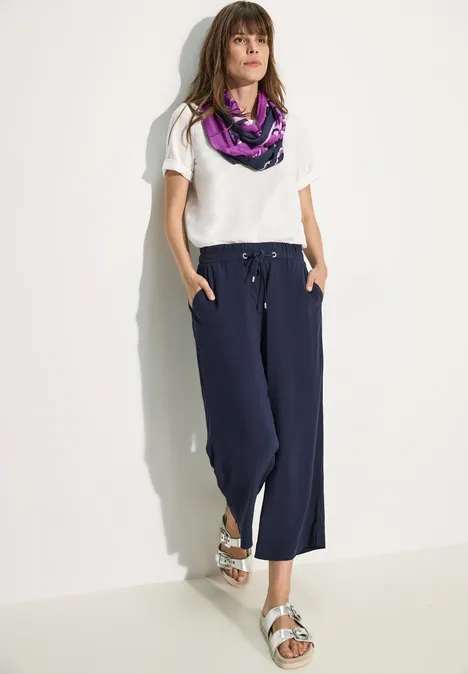 Foulard loop imprimé iced violet