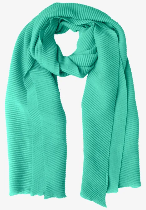 Plissée-Schal aventurine green